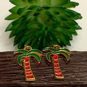 Palm Tree Earring, Tree Earring, Coconut Tree, Beach Earring, Gift Idea, Nature